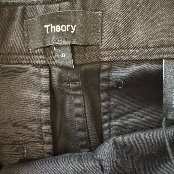 THEORY Trouser Mini Skirt in Black Size 0 NWT - Picture 7 of 7